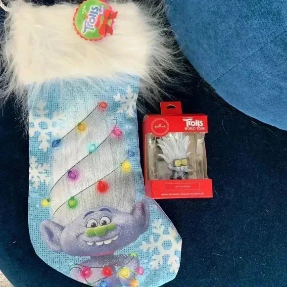 Troll Ornament & Stocking Set - Picture 2 of 4